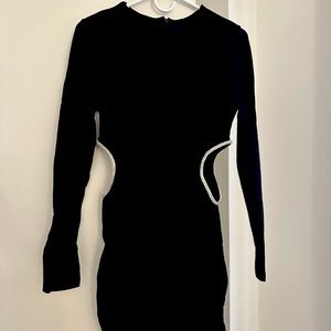 SHEIN BAE Cut Out Waist Bodycon Dress